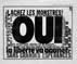 Nanni Balestrini, Oui, 1983, collage su carta, 33 x 27 cm