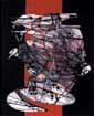 Gino Frogheri, Rituale, 1969, tecnica mista su tela, 60,5 x 50,4 cm