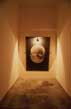 Christian Boltanski, Bébés négatifs, 2002, fotografia bn, strutture metalliche, lampade, cm 179 x 135 cm