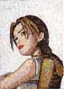 Leonardo Pivi, Identità virtuale, 2002, micromosaico (opus vermiculatum), 40 x 30 cm (courtesy Galleria Astuni, Fano e Pietrasanta)