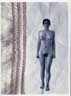 Giulia Sale, Fronte/retro (self), 1998, particolare, lino, carta e plexiglas, 30 x 21,7 cm 